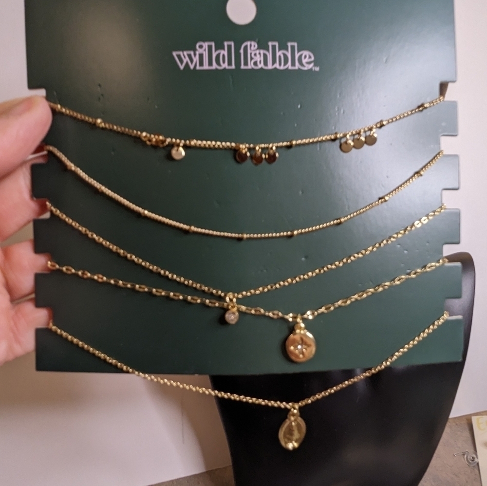 Wild Fable Gold Tone Chain Set - Picture 4 of 5